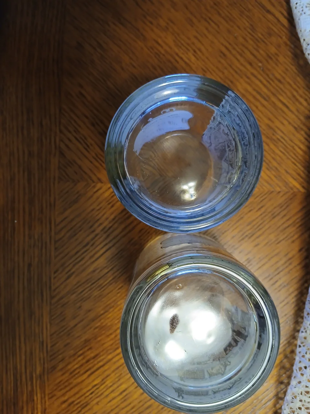 Currier & Ives rocks glasses